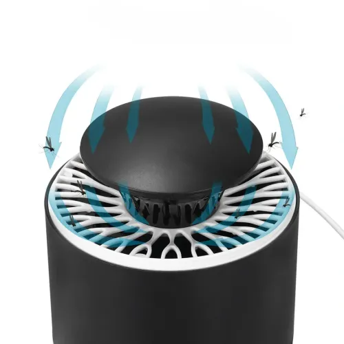 Електрична лампа приманка для комах Nova Mosquito Killer Lamp NV-818 5 Вт, USB Електрична пастка знищувач комарів і мошок