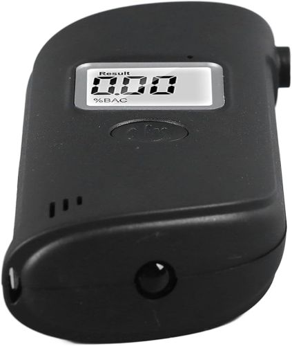 Кишеньковий алкотестер Breath Alcohol Tester MR689 з мундштуками і LCD дисплеєм, персональний алкометр дихання аналізатор спирту HA - 170 від батарейок