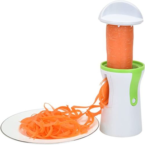 Ручна терка овочерізка GRATER Sunkist Spiral Sliser, спіральна терка для моркви по-корейськи, овочів і фруктів, Спіральний слайсер Зелений