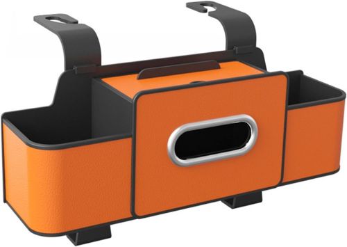 Автомобільний підвісний органайзер Seat Car Organiser SN-008 для зберігання дрібниць з тримачем для телефону на підголівник, Ящик на сидіння машини