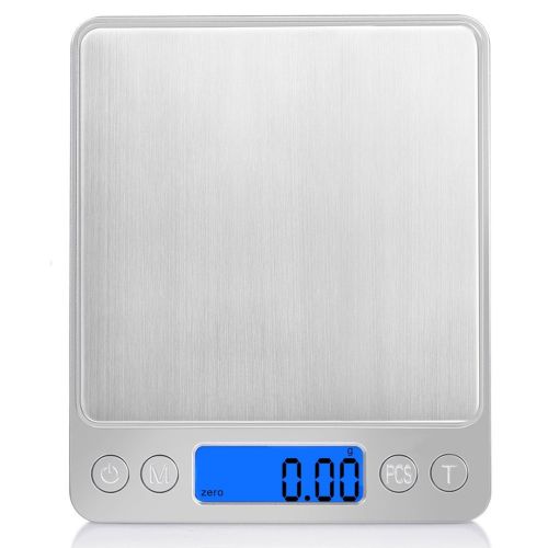 Великі ювелірні ваги 0.01 гр до 500 гр Domotec MS-1729B з LCD-дисплеєм / Matrix MX-463 портативні цифрові ваги з підсвічуванням і кришкою 500гр