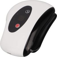 Скребковый массажер для лифтинга лица Scraping Board Gua Sha LY-401, Дренажный вибрационный скребок с подогревом для всего тела на аккумуляторе