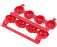 Форма для виготовлення фаршированих м'ясних кульок Stuffed Ball Maker RS-45 фрикадельок з начинкою на 4 клітинки для приготування котлет з пластику