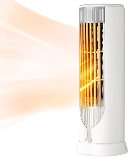 Електричний підлоговий обігрівач тепловентилятор Lasko FH-500 1200W 2 режими, Настільний електрообігріатель дуйка FH500 для будинку від мережі Білий