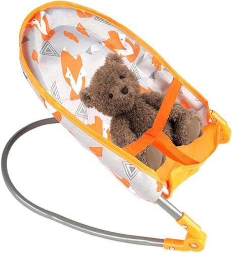 Дитячий набір Baby Play House CS0849 Лисички для ляльки та іграшок гойдалки манеж шезлонг гойдалка і стільчик для годування, Комплект для ляльок