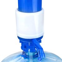 Механічна помпа насос для питної води Drinking Water Pump WL-03 на бутель з водою, ручна помпа дозатор для подачі води на пляшку ОМ-Х691 синя