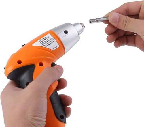 Бездротова електровикрутка Tools Tuoye Cordless Screw, акумуляторний міні шуруповерт з 4 бітами і адаптером, електро викрутка 4 біти в комплекті