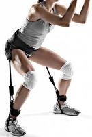 Трубчатый тренажер сопротивления Vertical High Jump Trainer FI-3024 для тренировки вертикальных прыжков эспандер для ног и приседаний для фитнеса