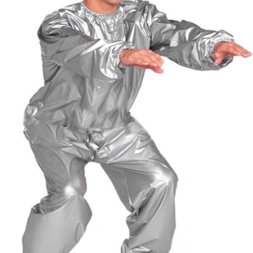 Костюм сауна для схуднення Sauna Suit термо костюм Сауна Сьют схуднення з ефектом сауни, Костюм-сауна весогонка для зганяння ваги жиросжигания Сірий