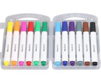 Волшебные маркеры для рисования на воде Floating Pen 12 шт, Детский развивающий набор маркеров для скетчинга фломастеры в кейсе Разноцветные