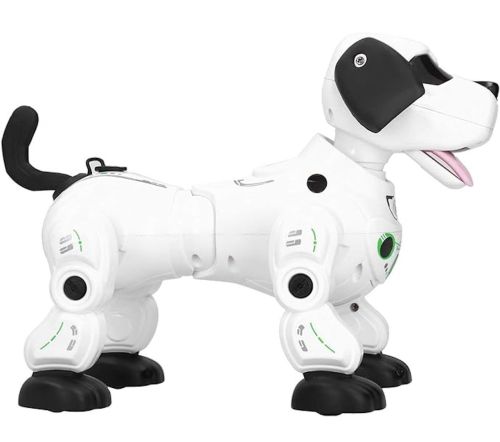 Радіокерована іграшка робот собака RobotDog Play Kingdom 777-602 з пультом у вигляді годинника, Інтерактивна собачка з реагуванням на дотики