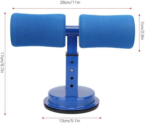 Підлоговий тренажер Suction Sit Up WTD-1002 з кріпленням ніг на присоску для преса, Тренажер для фітнесу з фіксацією ніг і регулюванням висоти