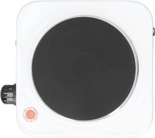 Настільна електрична плита Hot Plate JX - 1010a на 1 конфорку, одноконфорочная дискова електроплита 1000w з термостатом на 5 положень Біла