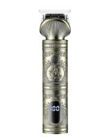 Професійна бездротова машинка VGR V-962 для стрижки волосся 5W, акумуляторний тример бритва для окантовки бороди і вусів для чоловіків Золотий
