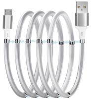 Магнітний зарядний кабель MagLink 7612 usb Micro-USB 1 метр для зарядки телефону, вічний шнур зарядка SuperCalla Cable 100 см з магнітними вставками