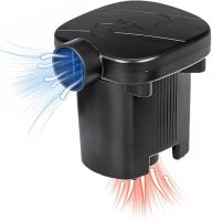 Електричний Автоматичний компресор насос Lebecom Air Pump GR-109 для накачування надувних матраців, м'ячів і човнів 3 перехідника 220V від мережі