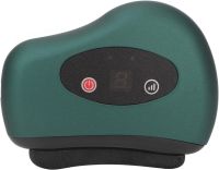 Скребковый массажер для лифтинга лица Scraping Board Gua Sha LY-401, Дренажный вибрационный скребок с подогревом для всего тела на аккумуляторе