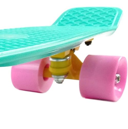 Дитячий міський міні скейт пенні Борд Penny My Go Fish Skateboards Mint 22", Скейтборд MS-0848 з світяться колесами для дітей і підлітків