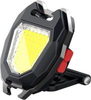Нагрудный аккумуляторны LED фонарик брелок Police Lamp W5144 с прикуривателем и свистком, Походный фонарь с зажигалкой и брелком 7 режимов от USB
