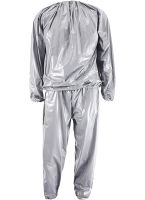 Костюм сауна для схуднення Sauna Suit термо костюм Сауна Сьют схуднення з ефектом сауни, Костюм-сауна весогонка для зганяння ваги жиросжигания Сірий