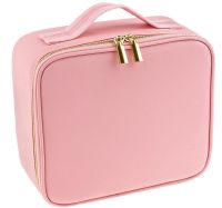 Органайзер для зберігання косметики Niceland Beauty box MAG-590 з ручкою для перенесення, Дорожня водонепроникна косметичка, б'юті кейс рожева