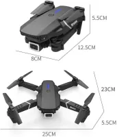 Складаний радіокерований квадрокоптер Foldable S-89 Pro Black FPV з 4K HD камерою, Чорний літаючий коптер на пульті управління s89