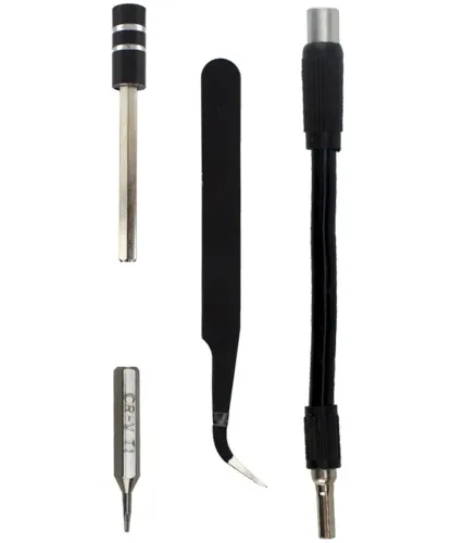 Універсальний комплект магнітних викруток 28 в 1 Screwdriver Set SW-91025 в кейсі, набір з 24 Викрутки пінцет і Подовжувач валу для розбору техніки