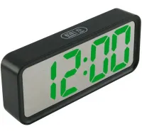 Електронні настільні годинники Clock DT - 6508 із зеленою LED підсвічуванням з будильником, датою і термометром, Світлодіодні зелені з USB від мережі
