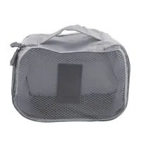 Набор дорожных сумок органайзеров Secret Pouch 6 штук Серые, чехлы мешки для хранения одежды в чемодане, водонепроницаемые для путешествий laundry