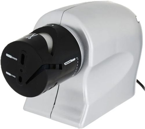 Электрическая точилка для ножей и кухонных ножниц от сети Electric Knife Sharpener 2 в 1 проводной станок точило инструмент для заточки лезвий 220V