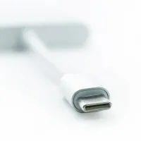 Кабель, адаптер, конвертер Buro Type-C на HDMI, USB 3.0, Type C, 3 в 1 концентратор для пристроїв з Type з портом, Перехідник hub розгалужувач білий
