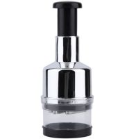 Ручний прес подрібнювач Onion Vegetable Food Chopper SF-462 для подрібнення цибулі та часнику з кришкою, Чеснокодавка чоппер з нержавіючої сталі