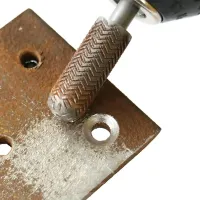Набір фрезерних шарошок свердел H-Tools T332-M 5 штук для одночасного свердління і фрезерування по дереву і металу Комплект Шарошки свердла 1/4" Сірі