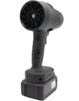 Акумуляторна повітродувка фен Blower ETP LD18-21V для прибирання снігу та листя з 2 акумуляторами, Бездротова дуйка для видалення пилу Чорна