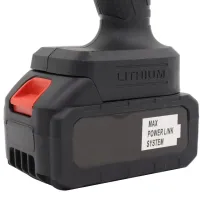 Акумуляторна повітродувка фен Blower ETP LD18-21V для прибирання снігу та листя з 2 акумуляторами, Бездротова дуйка для видалення пилу Чорна