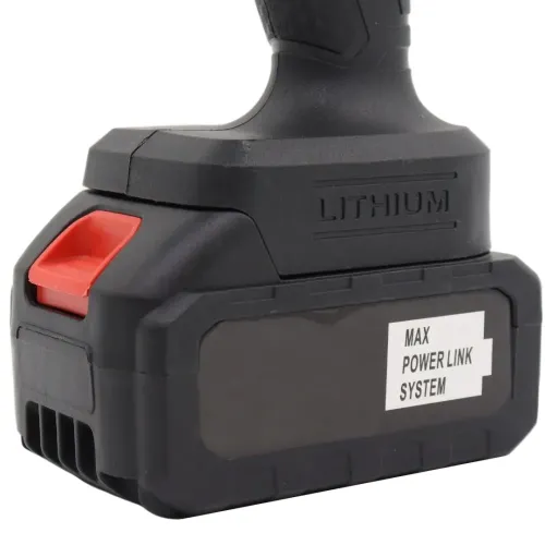 Акумуляторна повітродувка фен Blower ETP LD18-21V для прибирання снігу та листя з 2 акумуляторами, Бездротова дуйка для видалення пилу Чорна