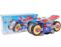 Інтерактивна дитяча іграшка Мотоцикл трансформер YJToys YJ388 - 6 з музичними ефектами, Іграшковий музичний квадроцикл від батарейок для дітей
