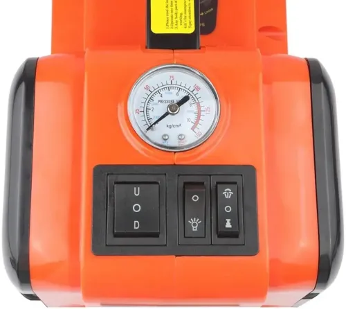 Електрогідравлічний домкрат компресор ліхтар XPRO ZSY03-X 180W до 5 тонн, Автомобільний електричний домкрат Max M03X 3в1 до 5000 кг в кейсі