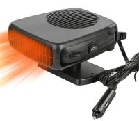 Автомобільний обігрівач салону від прикурювача Auto Heater HJ - 703 Fan 12 volt DC 200W авто дуйка, Тепловентилятор автодуйка 200 Вт Чорний