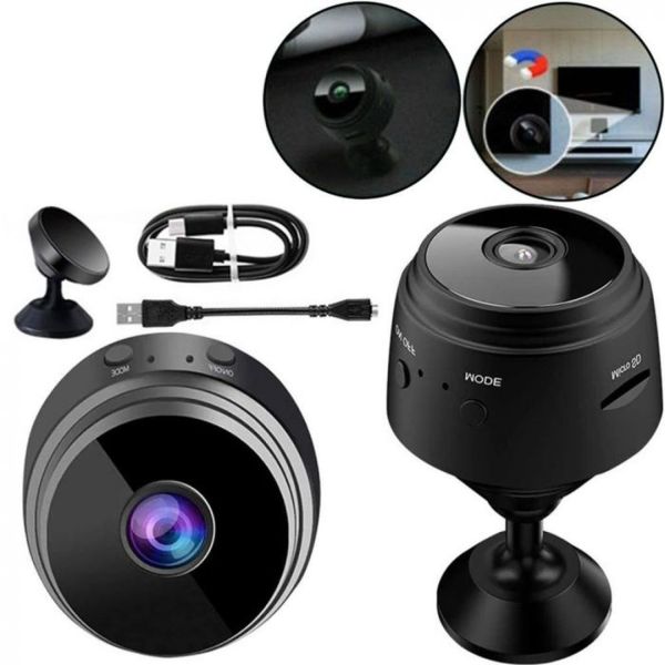 Бездротова міні IP камера A9 з WiFi і датчиком руху FullHD нічне бачення, акумуляторна USB камера відеоспостереження, магнітна відеокамера А9