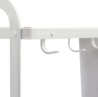 Кухонний органайзер сушарка Kitchen Rack CW-2001H для зберігання і сушіння столових приладів, Підставка стелаж для посуду дощечки і ножів Сріблястий