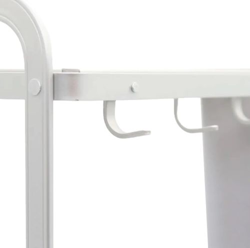 Кухонний органайзер сушарка Kitchen Rack CW-2001H для зберігання і сушіння столових приладів, Підставка стелаж для посуду дощечки і ножів Сріблястий
