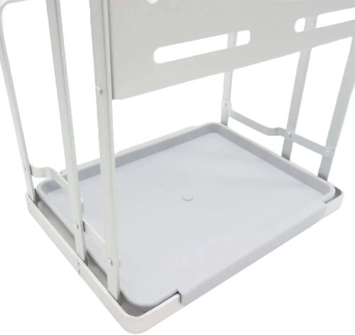 Кухонний органайзер сушарка Kitchen Rack CW-2001H для зберігання і сушіння столових приладів, Підставка стелаж для посуду дощечки і ножів Сріблястий
