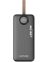 Портативний зарядний пристрій Power Bank Lenyes PX487D 40000mAh 22.5W з LED дисплеєм і кабелями, Зовнішній акумулятор повербанк Lightning Type-C