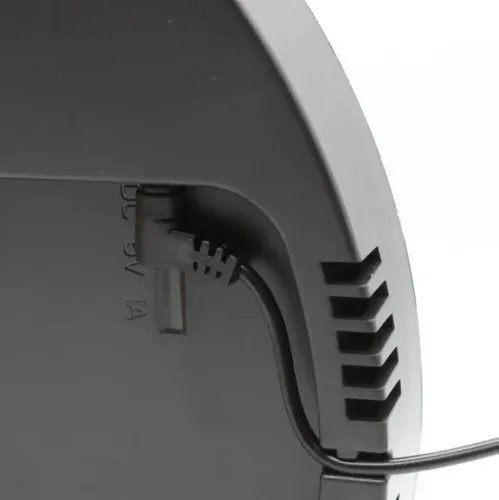 Електронний настінний годинник LED Wall Clock DS-3813L 26см з будильником і календарем, Цифровий круглий годинник зелений з білим на стіну від USB Чорні