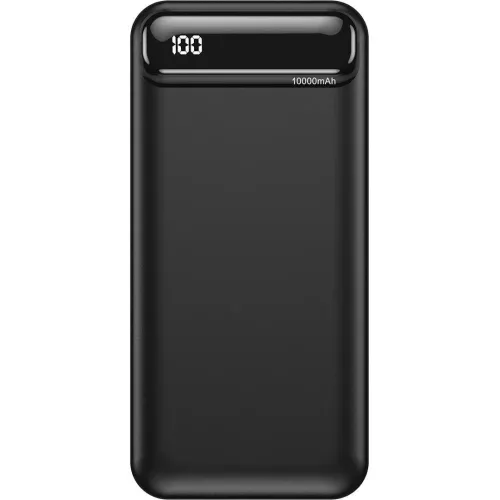 Зовнішній акумулятор Borofone Power Bank BJ14D 50000mah Black на 2 USB 22.5 W і USB-C 20W, УМБ Повербанк батарея з ремінцем для зарядки телефону Чорний