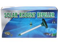 Відлякувач кротів і гризунів на сонячній батареї Solar Rodent Repeller ультразвуковий прилад кротовідпугіватель для відлякування шкідників 6х3. 5 см
