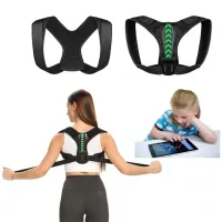 Фіксуючий коректор правильної постави Back Belt, Корсет для корекції і вирівнювання спини і плечей, бандаж, жилет для хребта на липучках