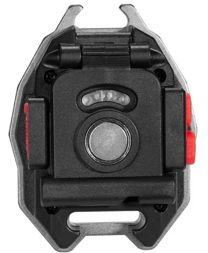 Нагрудный аккумуляторны LED фонарик брелок Police Lamp W5144 с прикуривателем и свистком, Походный фонарь с зажигалкой и брелком 7 режимов от USB