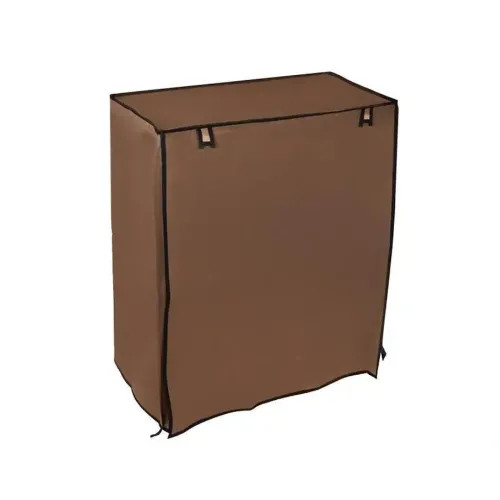 Складная тканевая полка шкаф для хранения обуви Shoe Cabinet A-5 90x56x27 см 4 полки, Пылезащищенная полка органайзер каркасный 5556 HCX 7688